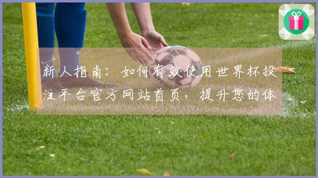 新人指南：如何有效使用世界杯投注平台官方网站首页，提升您的体育直播体验